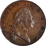 BERMUDA. Penny, 1793. London Mint. George III. PCGS MS-64 Brown Gold Shield.