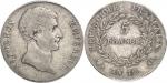 FRANCEPremier Empire / Napoléon Ier (1804-1814). 5 francs Empereur, type intermédiaire, revers du ty