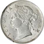 1894年香港贰毫银币。伦敦造币厂。HONG KONG. 20 Cents, 1894. London Mint. Victoria. NGC MS-62.