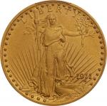 1911 Saint-Gaudens Double Eagle. JD-1, the only known dies. Rarity-5. Proof-65 (PCGS). CAC.