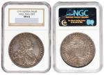 1719年神圣罗马帝国查理六世大泰勒银币一枚，NGC鉴定评级MS62