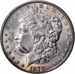 1879-CC Morgan Silver Dollar. Clear CC. AU-58 (ICG).