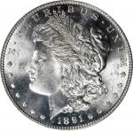 1891-S Morgan Silver Dollar. MS-63 (PCGS).