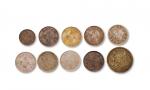四川卢比、福建银毫等银币一组十枚，美品-极美品 RMB: 1,000-3,000      