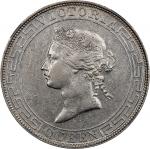 1868年香港壹圆。香港造币厂。HONG KONG. Dollar, 1868. Hong Kong Mint. Victoria. NGC AU Details--Cleaned.