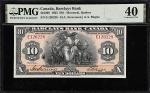 CANADA. Barclays Bank. 10 Dollars, 1935. CH# 30-12-08. PMG Extremely Fine 40.