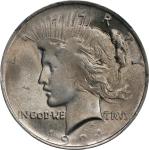 1924 Peace Silver Dollar. Obverse Struck Thru. MS-63 (NGC).