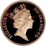 1985年英国2镑金币，PCGS PR69DCAM，#41723453。Great Britain, gold £2, 1985, weighs 15.98g and containing .9167