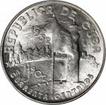 CUBA. 40 Centavos, 1952. Philadelphia Mint. PCGS MS-65.