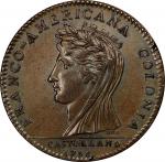 1796 Castorland Medal. Copper, Original. W-9115, Breen-unlisted. AU-55 (PCGS). Plain edge. Coin turn