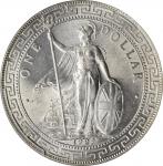 1929/1-B年英国贸易银元站洋一圆银币。孟买铸币厂。 GREAT BRITAIN. Trade Dollar, 1929/1-B. Bombay Mint. George V. PCGS MS-6