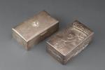 民国时期上海工部局制银盒二只