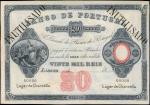 PORTUGAL. Banco de Portugal. 20 Mil Reis, 18xx. P-Unlisted. Proof. About Uncirculated.
