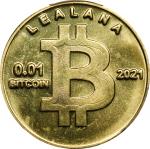 2021 Lealana "Bitcoin Cent" 0.01 Bitcoin. Loaded. Firstbits 17x8K8n5. Serial No. 25. Normal Finish. 