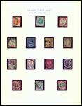 Foreign CountriesGreat Britain 1870 - 1976 stamp collection on loose leaf stamp album, Victoria stam
