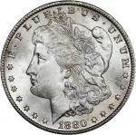 1880-CC Morgan Silver Dollar. MS-65+ (PCGS).