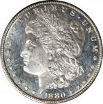 1880-S Morgan Silver Dollar. MS-64 DMPL (PCGS). OGH--First Generation.