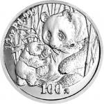 2005熊猫100元纪念钯金币