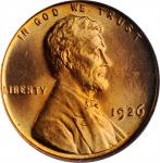 1926 Lincoln Cent. MS-67 RD (PCGS).