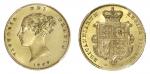 Great Britain. Victoria (1837-1901). Half Sovereign, 1849. First young head left, rev. Crowned and g