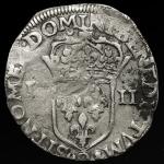 FRANCE Henry IV アンリ4世 (1589~1610) 1/4Écu 1607 F