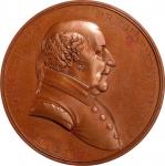 1797 (post-1861) John Adams Indian Peace Medal. The Only Size. By Moritz Furst and John Reich. Julia