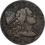 1794 Liberty Cap Cent. S-64. Rarity-5-. Head of 1794, No Fraction Bar. Fine Details--Environmental D