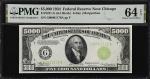 1934年5000美元债券芝加哥 PMG Choice Unc 64 Fr. 2221-G. 1934 $5000 Federal Reserve Note
