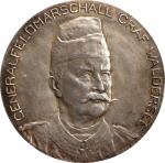 1900年冯瓦尔德西伯爵义和团银章。CHINA. Count von Waldersee Boxer Rebellion Silver Medal, 1900. PCGS SPECIMEN-63.