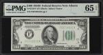 Fr. 2154-F. 1934B $100 Federal Reserve Note. Atlanta. PMG Choice Uncirculated 63 EPQ to Gem Uncircul