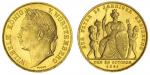 x Germany, Württemberg, Wilhelm I (1816-1864), Proof Medallic 4-Ducats, 1841, 25th Anniversary of th