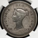 GREAT BRITAIN Victoria ヴィクトリア(1837~1901) Pattern Crown in Silver 1837 NGC-MS65 UNC~FDC
