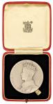UK, Coronation of King George VI & Queen Elizabeth Medallion, 1937, UNC, with box. Sold as is, no re