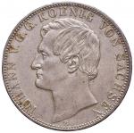 World coins and medals. GERMANIA Sassonia - Giovanni (1854-1873) Doppio tallero 1861 - Dav. 894 AG (