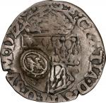 Edict of 1640 Counterstamped Douzain. Host Coin: France, Henri IV, 1592 Douzain de Navarre. Saint-Pa