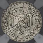 GERMANY Federal Rep ドイツ连邦 Mark 1954G NGC-AU58 EF+