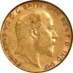 AUSTRALIA. 1/2 Sovereign, 1904-P. Perth Mint. Edward VII. NGC EF-45.