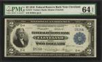 Fr. 757. 1918 $2 Federal Reserve Bank Note. Cleveland. PMG Choice Uncirculated 64 EPQ.