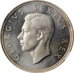 SOUTH AFRICA. 5 Shillings, 1950. London Mint. NGC PROOF-64.