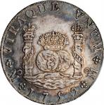 MEXICO. 8 Reales, 1759-Mo MM. Mexico City Mint. Ferdinand VI. PCGS Genuine--Cleaned, AU Details Gold