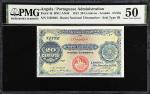 MIXED LOTS. Angola & Mozambique. Lot of (3). Banco Nacional Ultramarino. 10, 20, & 50 Centavos, 1914