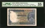 INDIA. British Administration. 10 Rupees, ND (1928-35). P-16b (Jhun 3.8.2). PMG Choice Very Fine 35.