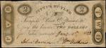Butler, Pennsylvania. Pittsb & Butler Turnpike Road Co. January 1, 1822. $2. Issued Note. Uncirculat