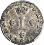 1740-AA Half Sou Marque. Metz Mint. Vlack-324. Rarity-1. EF-40 (PCGS).