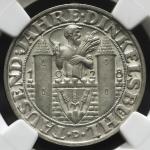 GERMANY Weimar Rep ワイマール共和国 3Reichsmark 1928D NGC-MS63 UNC