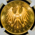 AUSTRIA Republic オーストリア共和国 100Schilling 1930 NGC-PL64 プルーフライク UNC+