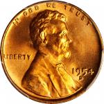 1954-D Lincoln Cent. MS-67 RD (PCGS). CAC.