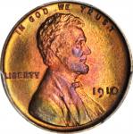 1910 Lincoln Cent. Proof-66 RB (PCGS).