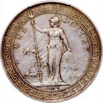 1898-B英国贸易银元，PCGS AU53