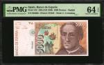 SPAIN. Banco De Espana. 5000 Pesetas, 1992 (ND 1996). P-165. PMG Choice Uncirculated 64 EPQ.